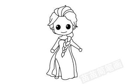艾莎公主怎么画视频,跟随视频轻松绘制冰雪女王